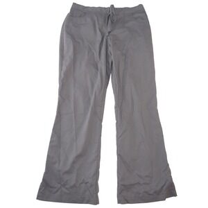 Greys Anatomy by Barco Womens Scrub Pants Grey Flare Leg Drawstring SP 2412